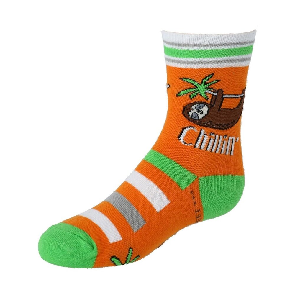 Two Left Feet Kids Novelty Crew Socks 3 - 6 y/o Sizes 8 - 13
